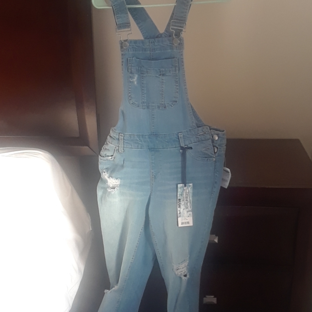 Adorable blue denim destressed charlotte russe ove